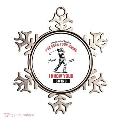IVe Seen Your Swing I Know Your Swing Trump Golf Ornament