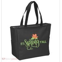 It's Spring Y'all Flower Tote Bag thumb 2