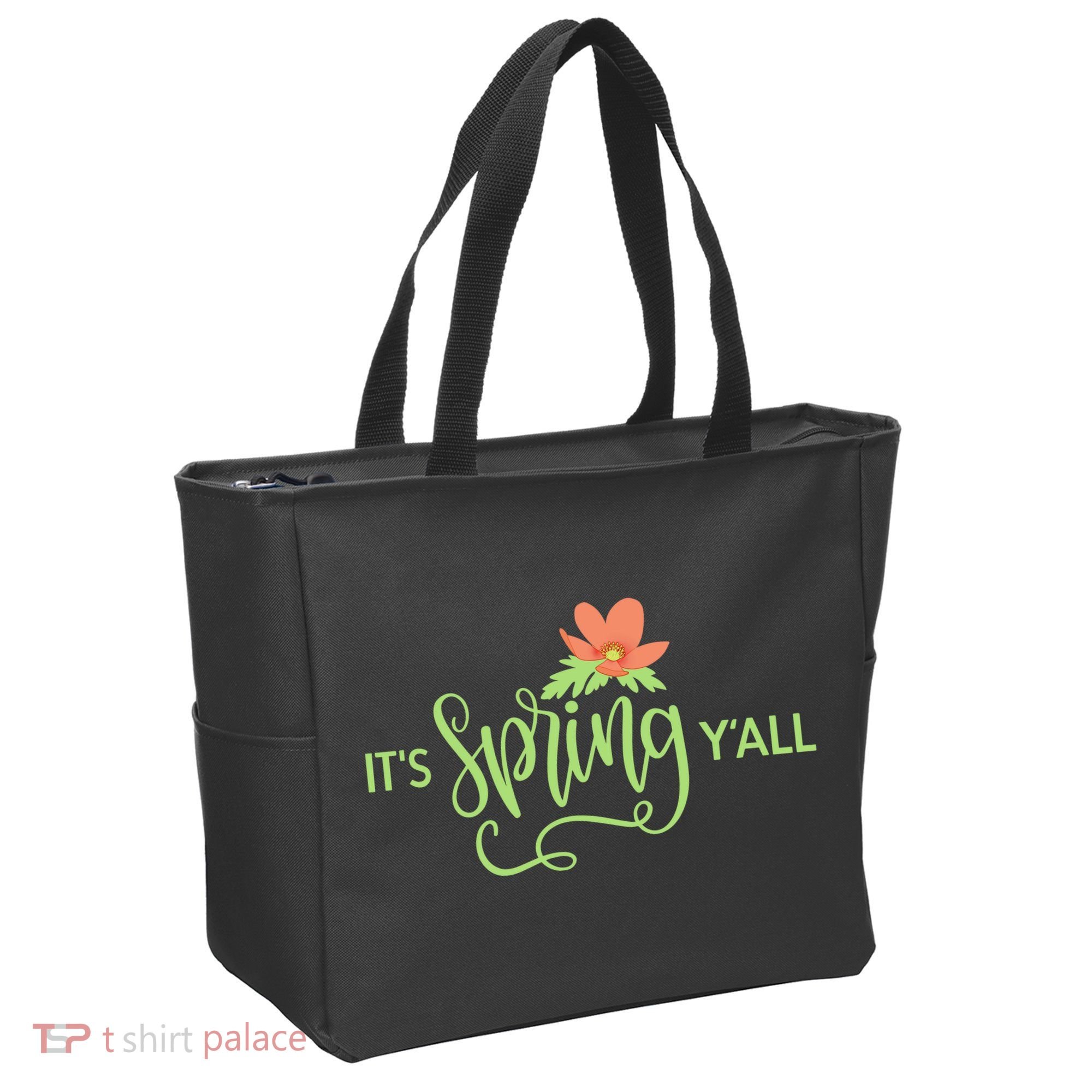 It's Spring Y'all Flower Tote Bag