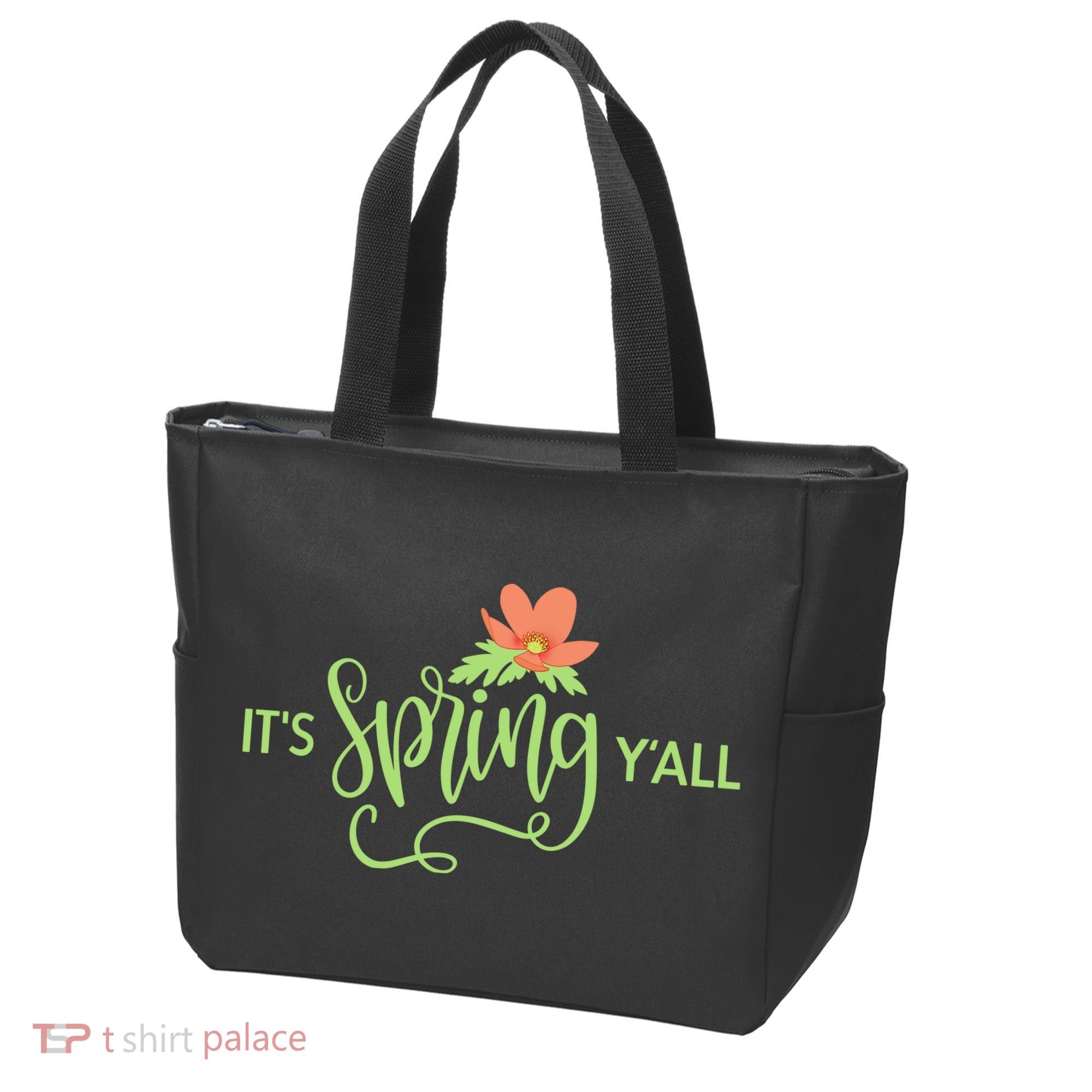 It's Spring Y'all Flower Tote Bag
