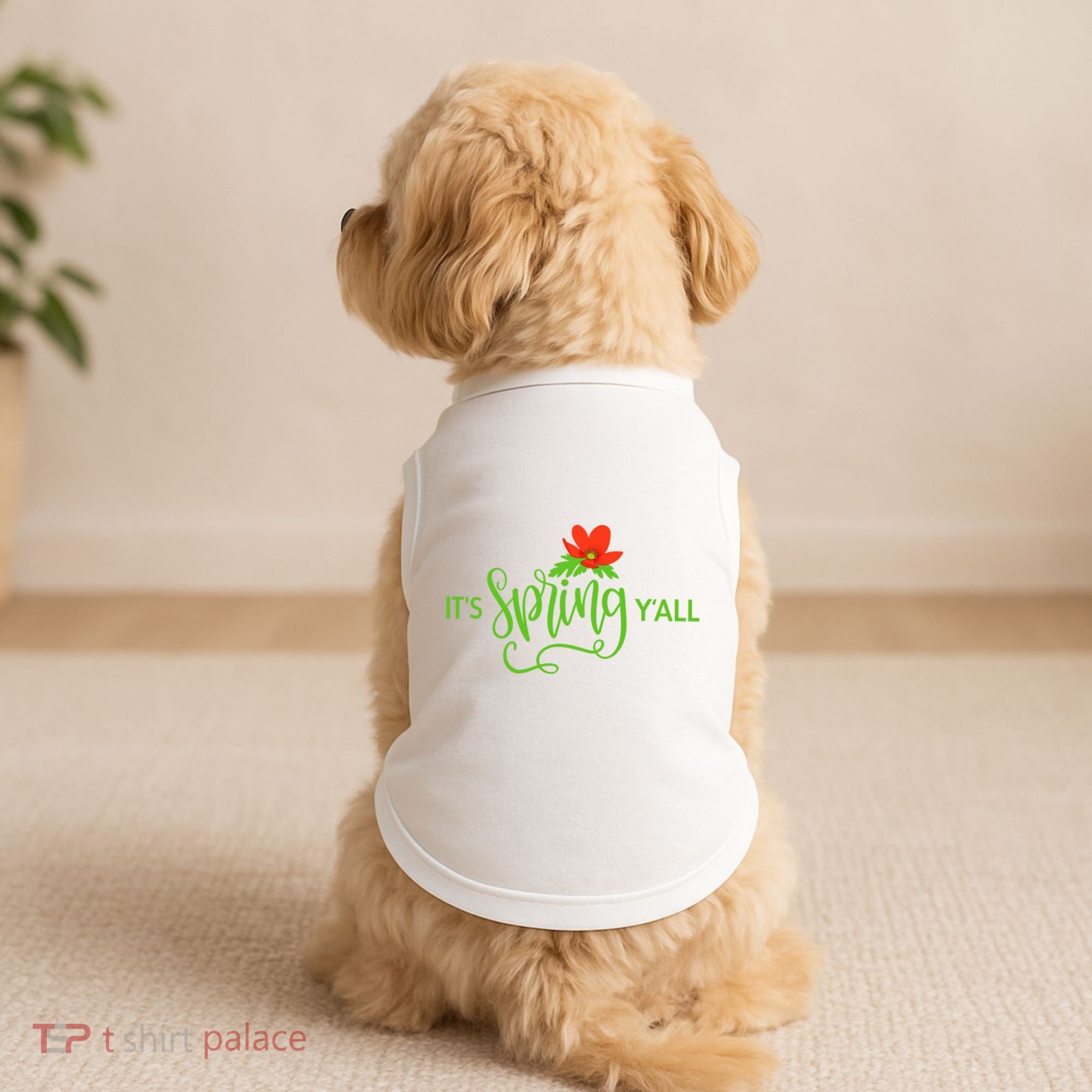 It's Spring Y'all Flower Doggie Tank