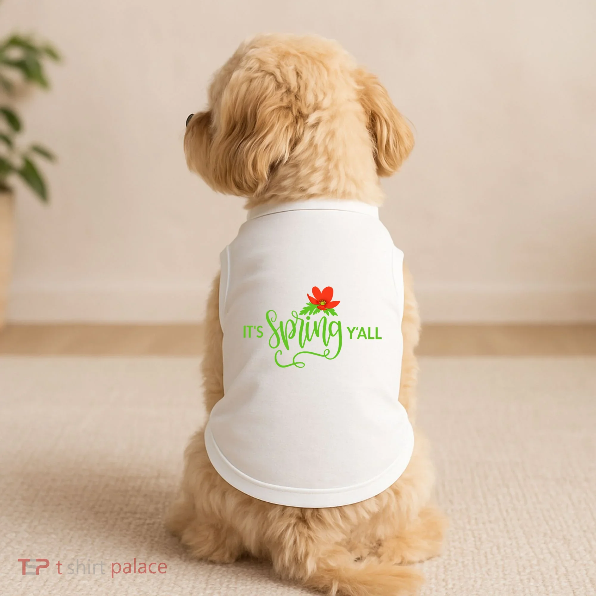 It's Spring Y'all Flower Doggie Tank