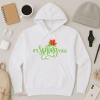 It's Spring Y'all Flower Hoodie thumb 3
