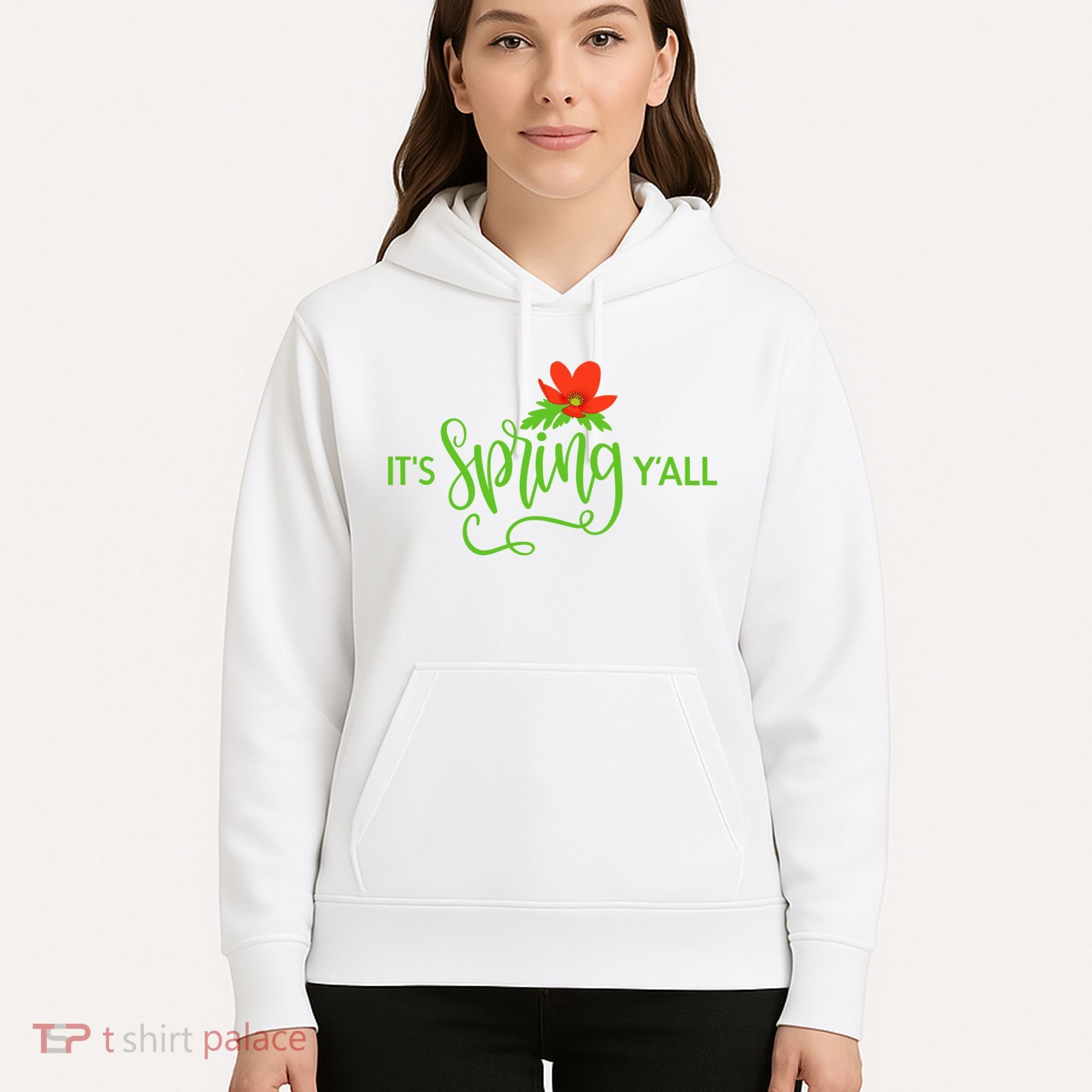 It's Spring Y'all Flower Hoodie