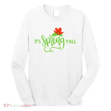 It's Spring Y'all Flower Long Sleeve Shirt