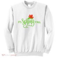 It's Spring Y'all Flower Sweatshirt thumb 0