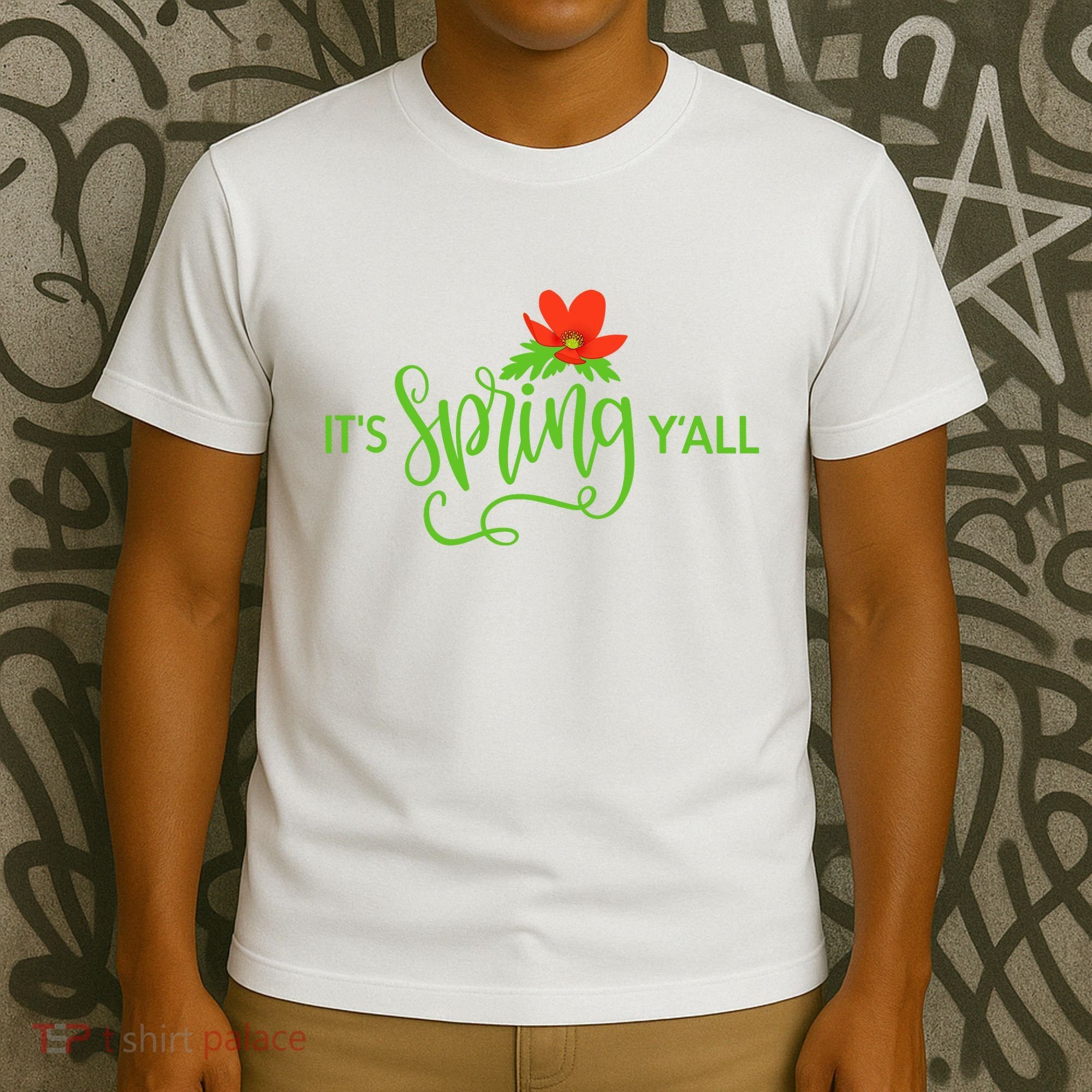 It's Spring Y'all Flower T-Shirt