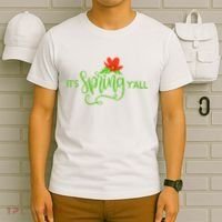 It's Spring Y'all Flower T-Shirt thumb 6