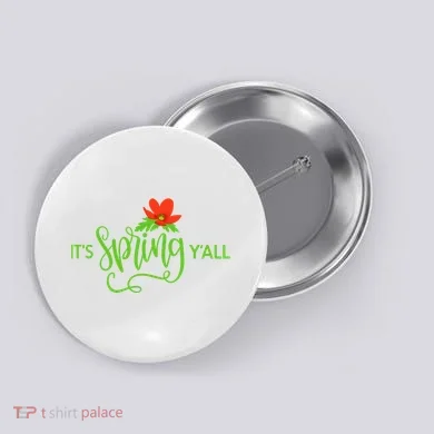 It's Spring Y'all Flower Button