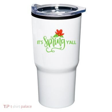It's Spring Y'all Flower Tumbler