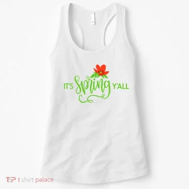 It's Spring Y'all Flower Women's Tank Top