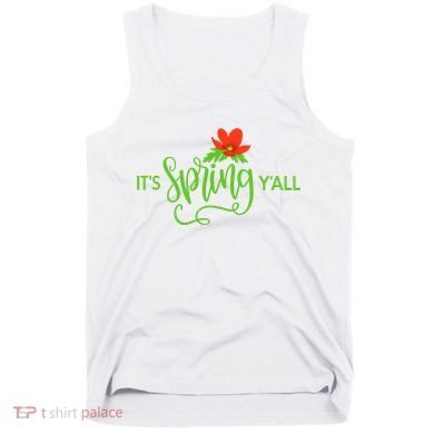 It's Spring Y'all Flower Tank Top