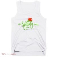 It's Spring Y'all Flower Tank Top thumb 0