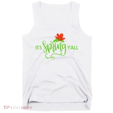 It's Spring Y'all Flower Tank Top