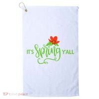 It's Spring Y'all Flower Golf Towel thumb 0