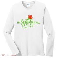 It's Spring Y'all Flower Women's Long Sleeve Shirt thumb 0