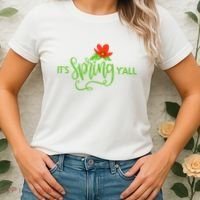 It's Spring Y'all Flower Women's T-Shirt thumb 2