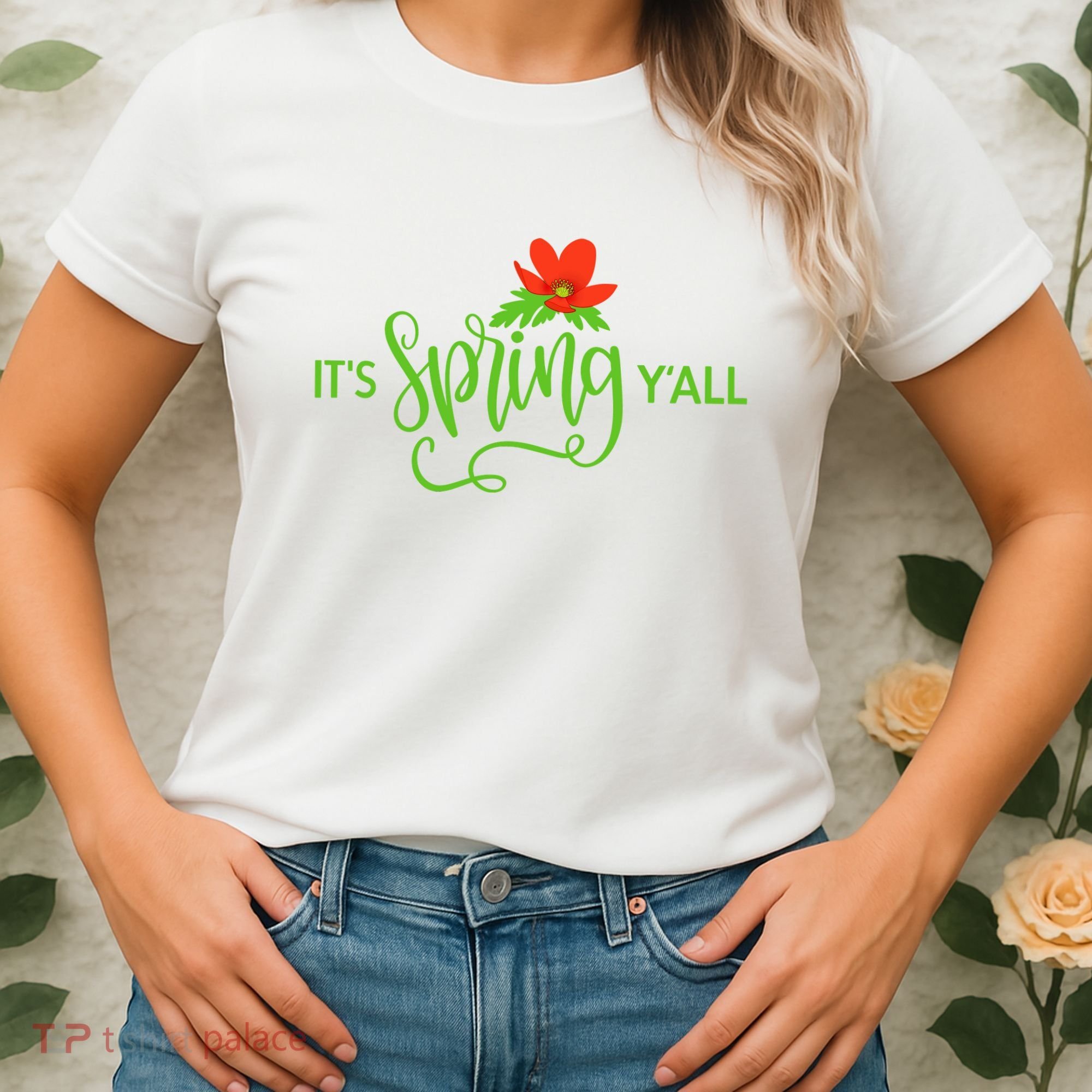 It's Spring Y'all Flower Women's T-Shirt