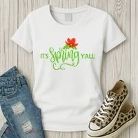 It's Spring Y'all Flower Women's T-Shirt thumb 3