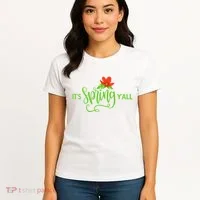 It's Spring Y'all Flower Women's T-Shirt thumb 4