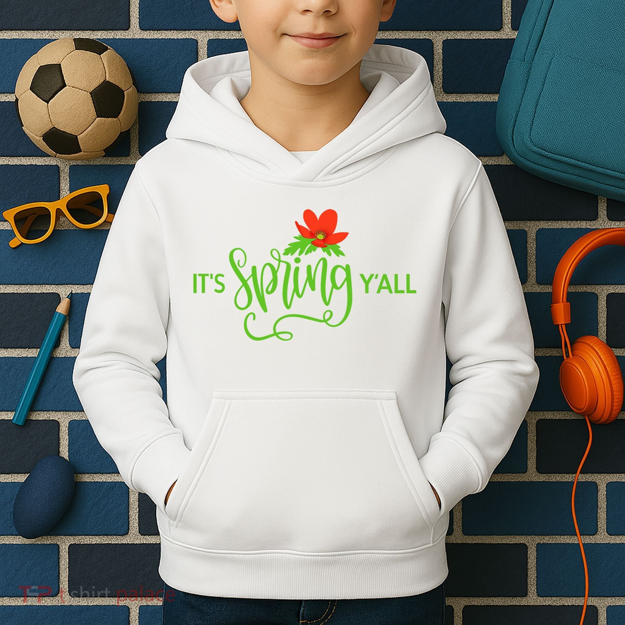 It's Spring Y'all Flower Kids Hoodie