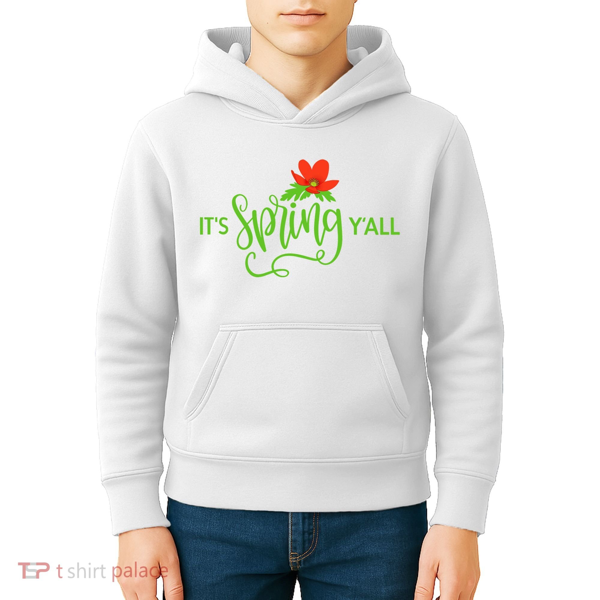 It's Spring Y'all Flower Kids Hoodie