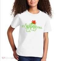 It's Spring Y'all Flower Kids T-Shirt thumb 2