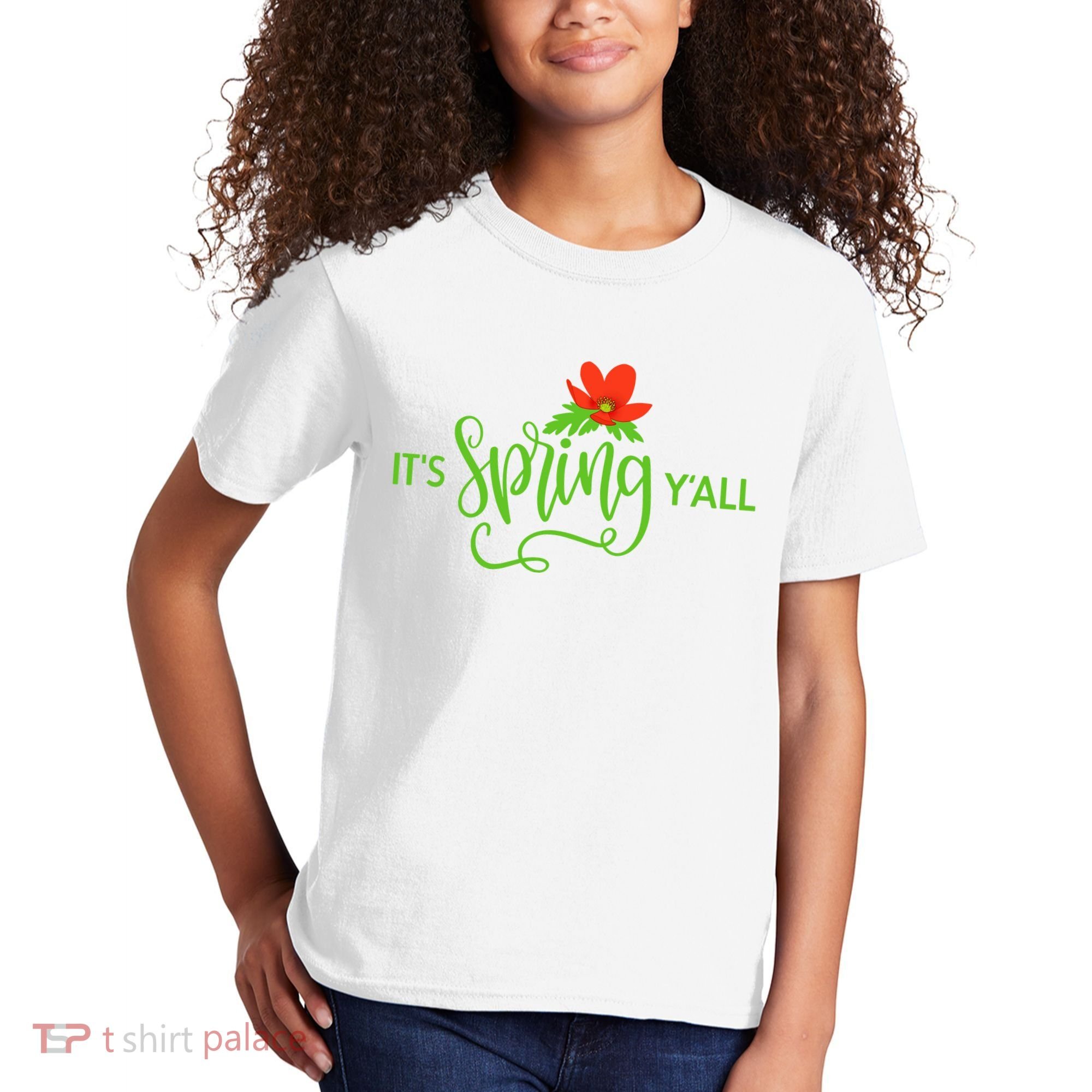 It's Spring Y'all Flower Kids T-Shirt