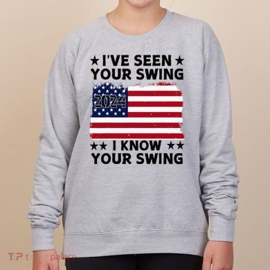IVe Seen Your Swing I Know Your Swing Funny Golf Women's Sweatshirt