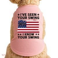 IVe Seen Your Swing I Know Your Swing Funny Golf Doggie Tank thumb 0