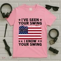 IVe Seen Your Swing I Know Your Swing Funny Golf T-Shirt thumb 5