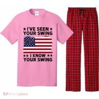 IVe Seen Your Swing I Know Your Swing Funny Golf Pajama Set thumb 0