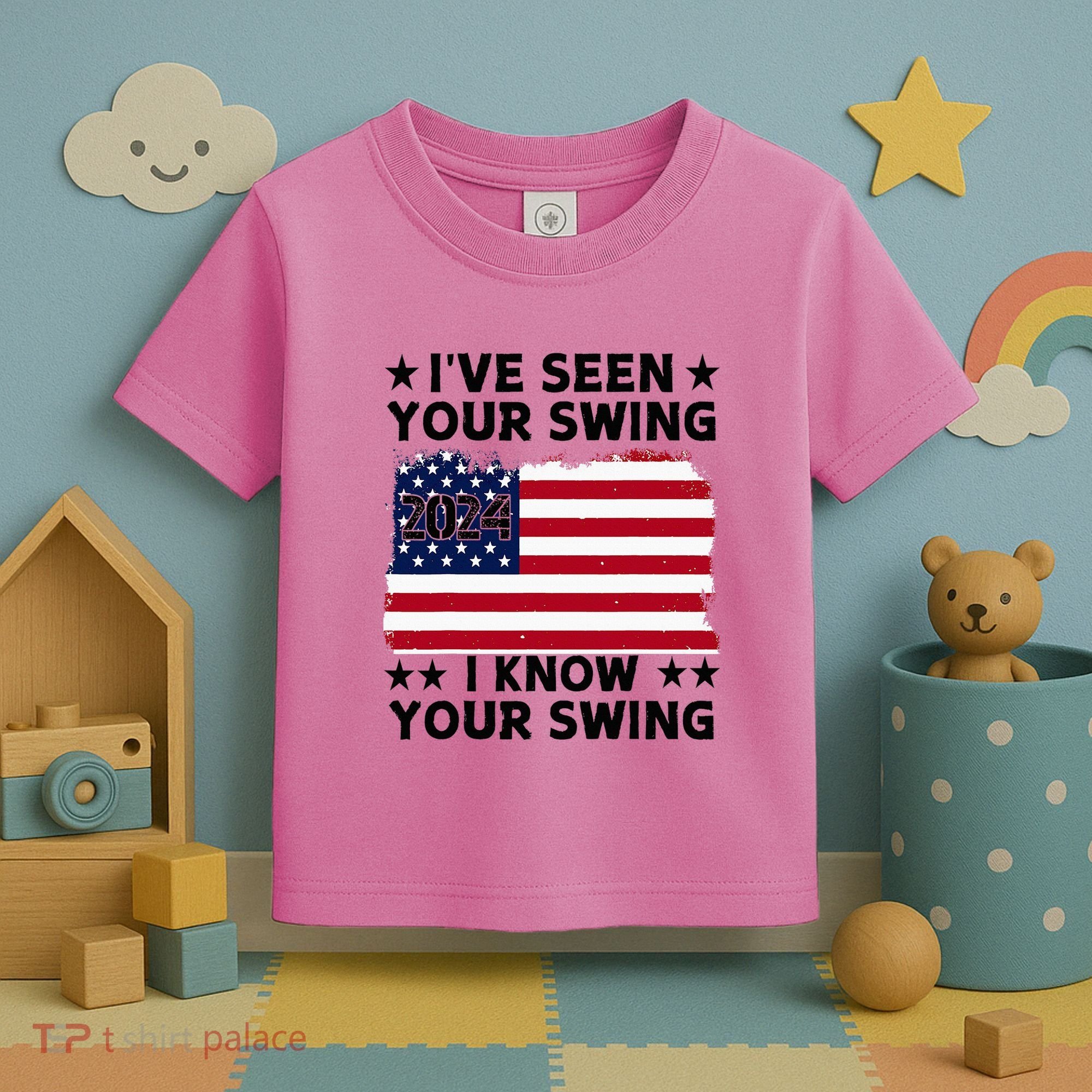 IVe Seen Your Swing I Know Your Swing Funny Golf Toddler T-Shirt