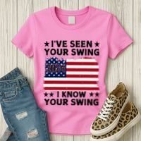 IVe Seen Your Swing I Know Your Swing Funny Golf Women's T-Shirt thumb 3