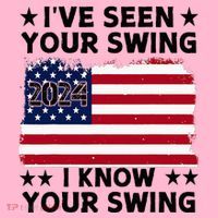 IVe Seen Your Swing I Know Your Swing Funny Golf Women's T-Shirt thumb 6