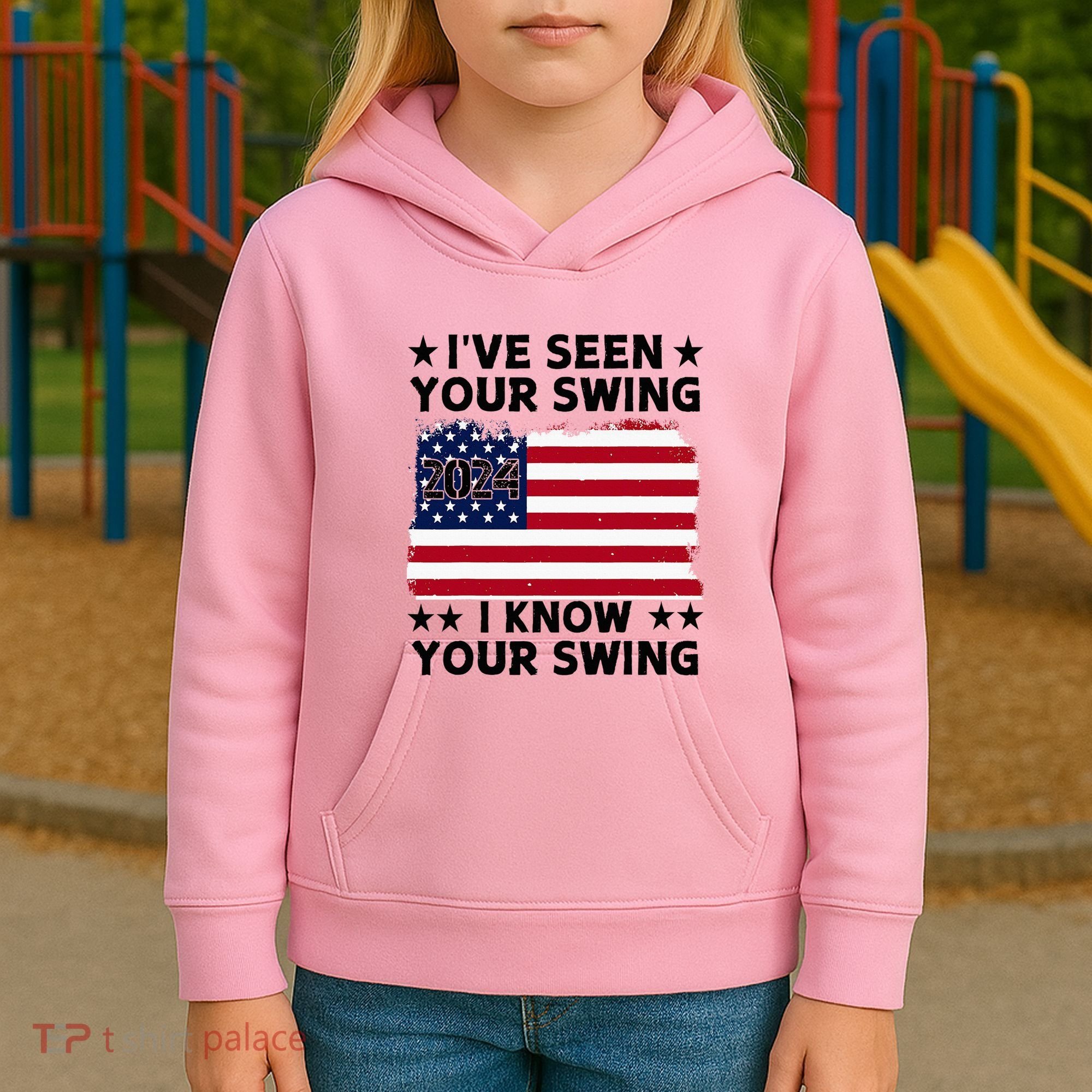 IVe Seen Your Swing I Know Your Swing Funny Golf Kids Hoodie