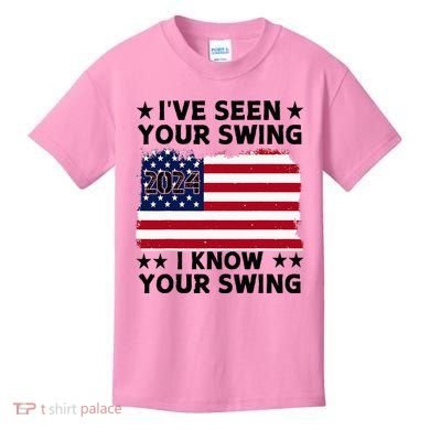 IVe Seen Your Swing I Know Your Swing Funny Golf Kids T-Shirt