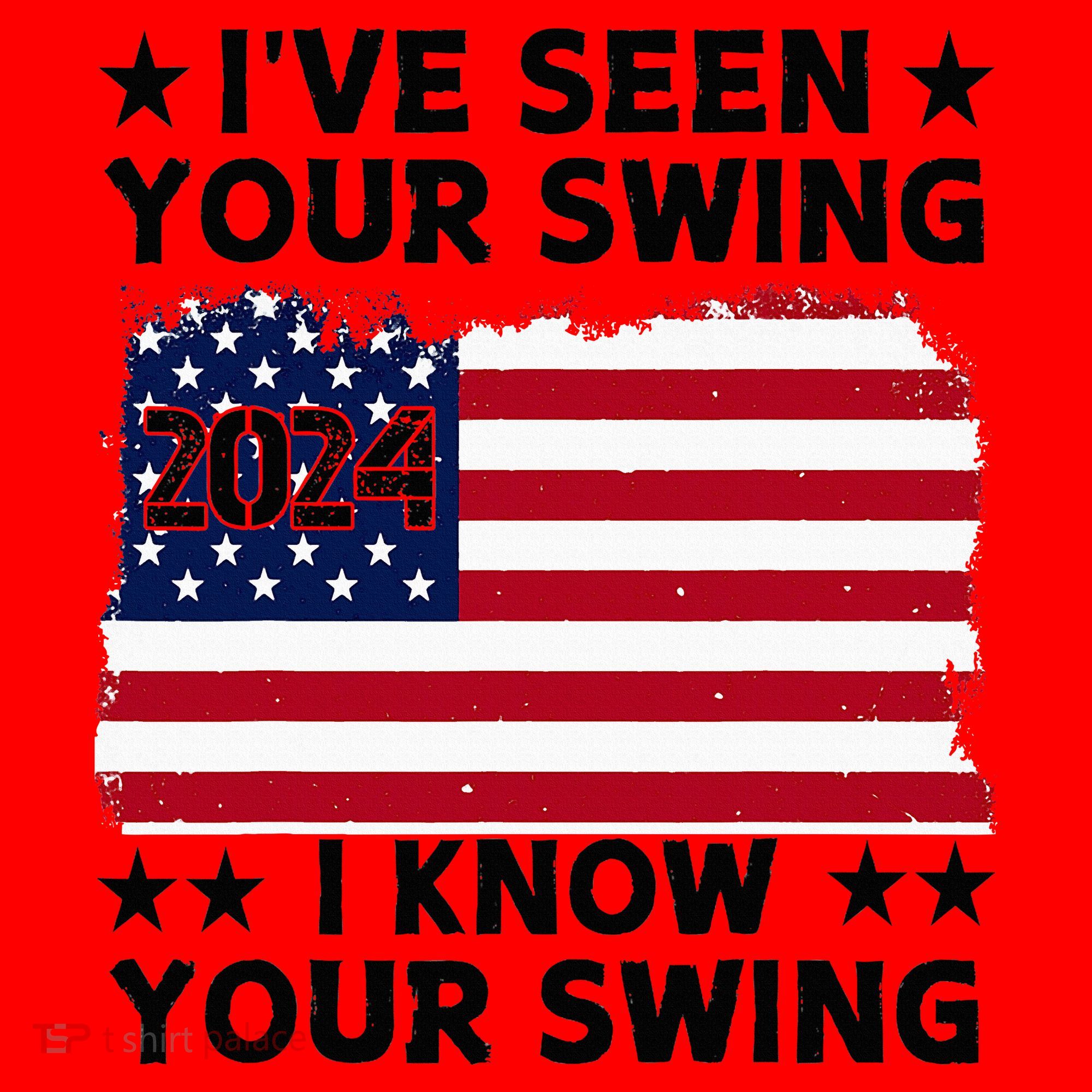 IVe Seen Your Swing I Know Your Swing Funny Golf Santa Hat
