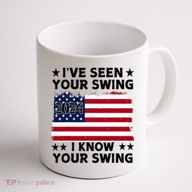 IVe Seen Your Swing I Know Your Swing Funny Golf Coffee Mug back