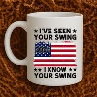 IVe Seen Your Swing I Know Your Swing Funny Golf Coffee Mug thumb 2
