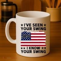 IVe Seen Your Swing I Know Your Swing Funny Golf Coffee Mug thumb 4