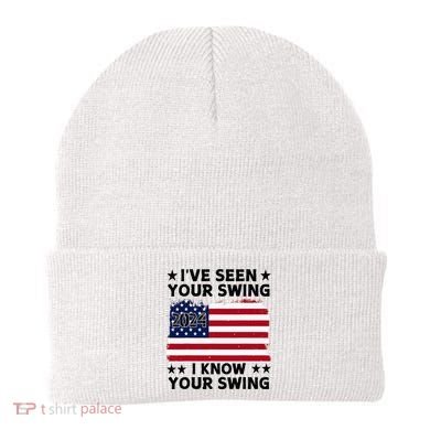 IVe Seen Your Swing I Know Your Swing Funny Golf Beanie