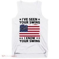 IVe Seen Your Swing I Know Your Swing Funny Golf Tank Top thumb 0