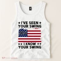 IVe Seen Your Swing I Know Your Swing Funny Golf Tank Top thumb 2