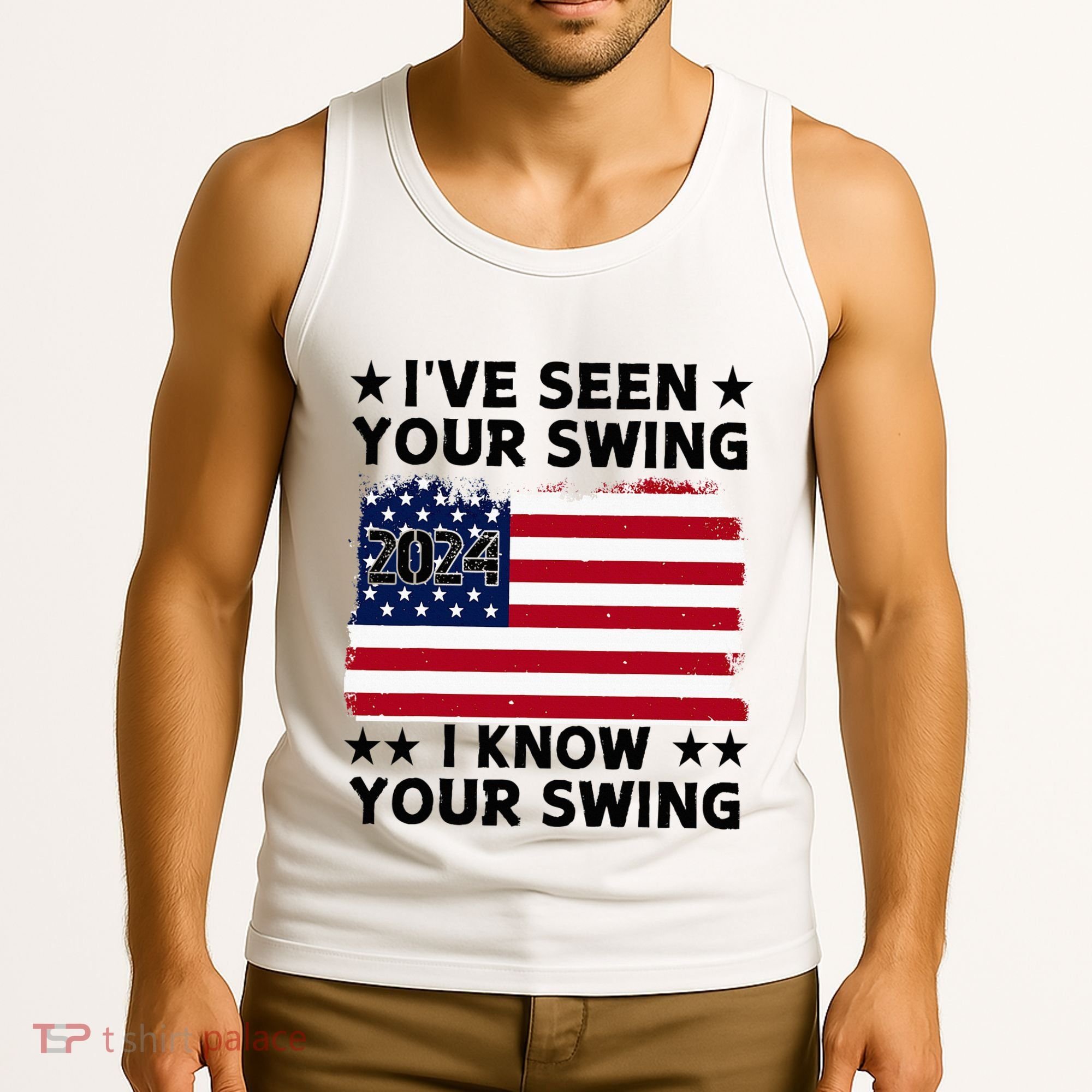 IVe Seen Your Swing I Know Your Swing Funny Golf Tank Top