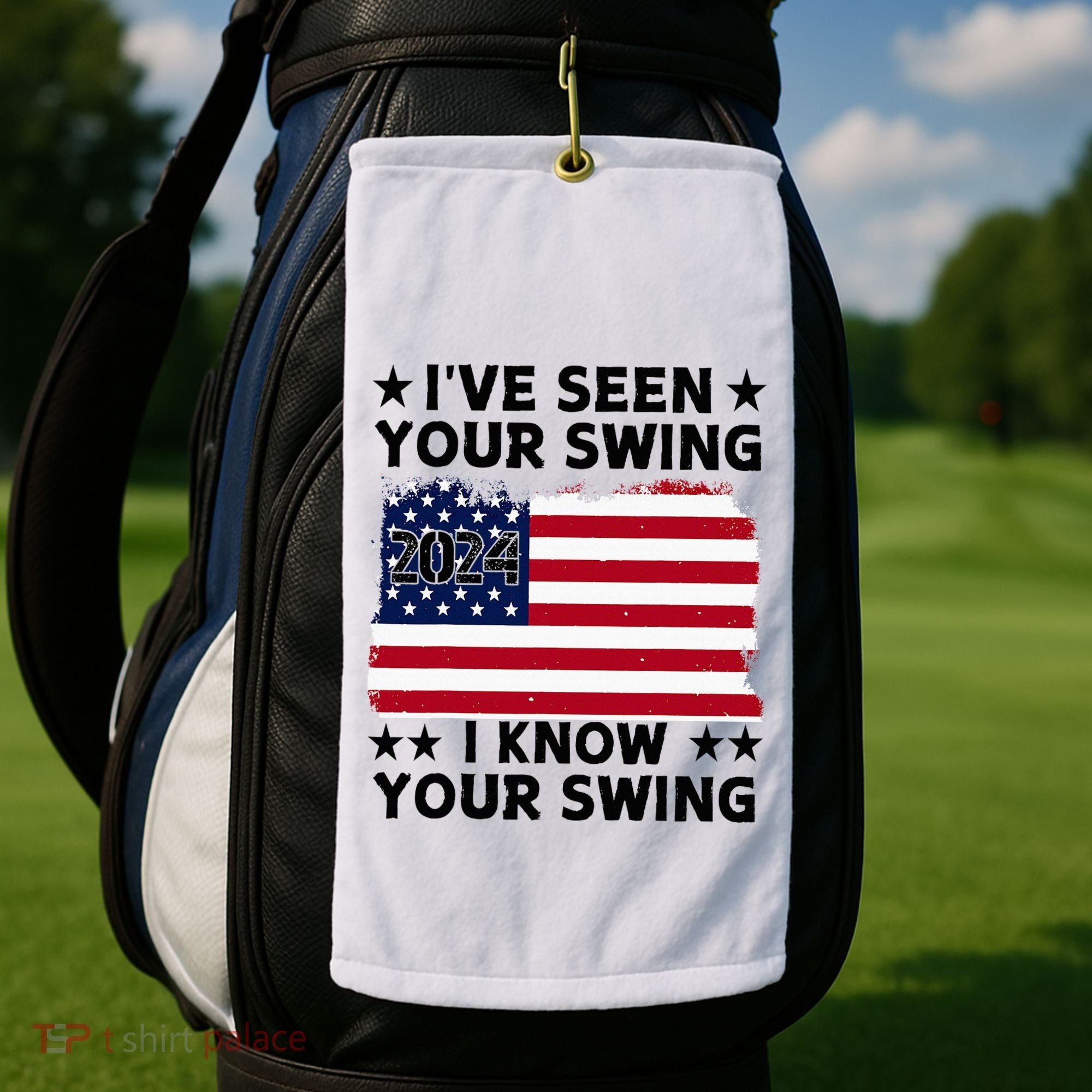IVe Seen Your Swing I Know Your Swing Funny Golf Golf Towel