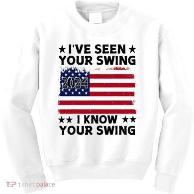 IVe Seen Your Swing I Know Your Swing Funny Golf Kids Sweatshirt