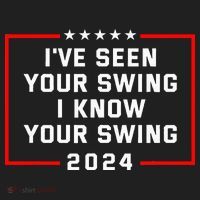 IVe Seen Your Swing I Know Your Swing Golf Funny Women's Sweatshirt thumb 2