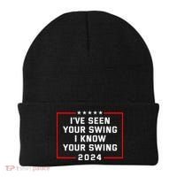 IVe Seen Your Swing I Know Your Swing Golf Funny Beanie thumb 0