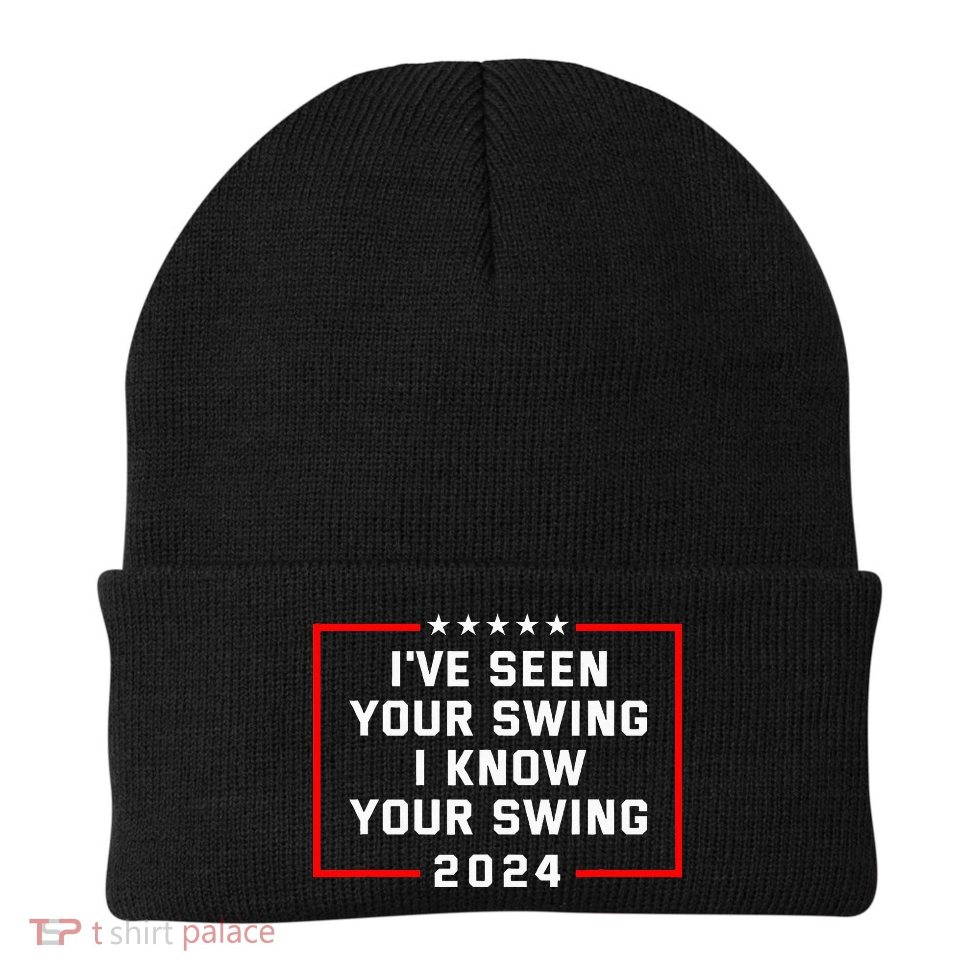IVe Seen Your Swing I Know Your Swing Golf Funny Beanie